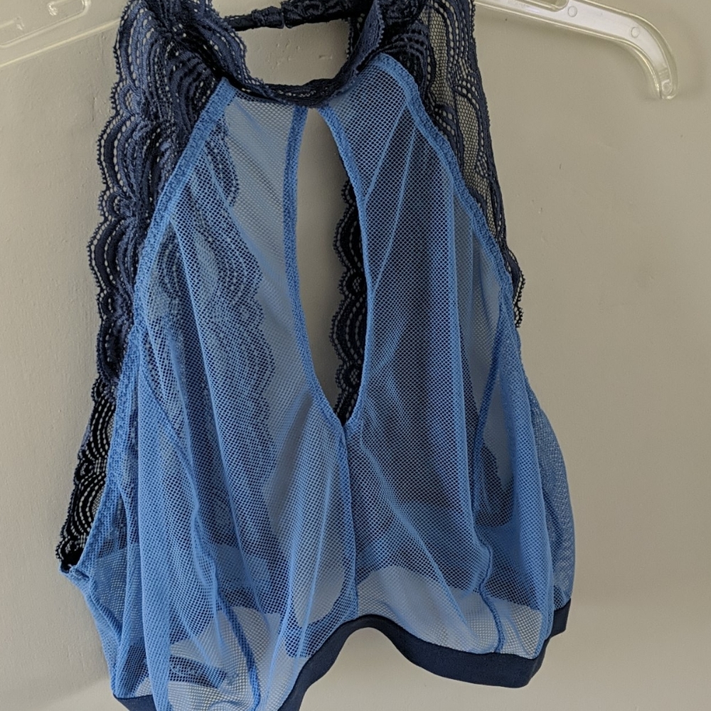 Mesh lace bralet